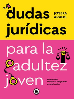 cover image of Dudas jurídicas para la adultez joven